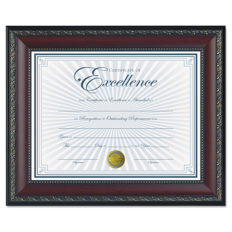 Charlton Home® Ordonez Document Frame w/Certificate, Picture Frame